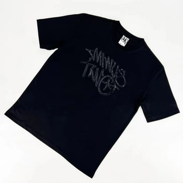 ‌Minus Two Short Sleeve Hip Hop Rapper T-shirt Symbol Logo Vintage Shirt Letter Graphic Tees for Men Women