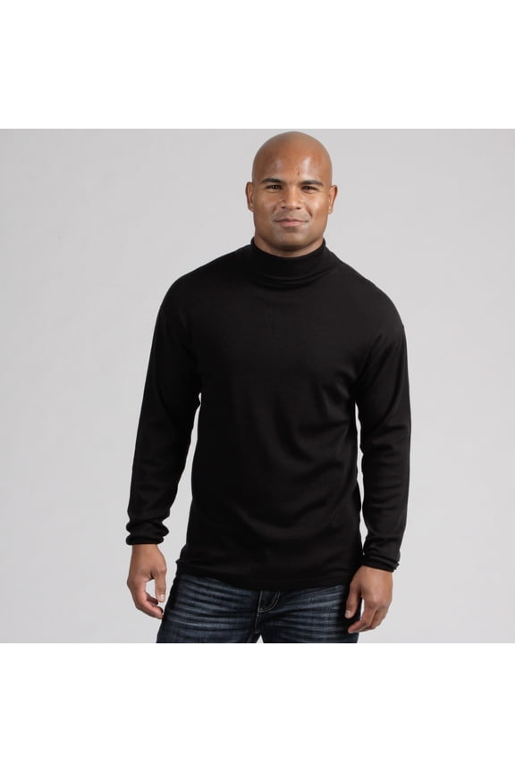 Midweight Wool Mock Neck - 100% Merino Wool