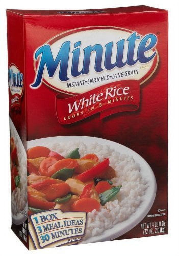 Minute Enriched Long Grain White Rice, 72oz