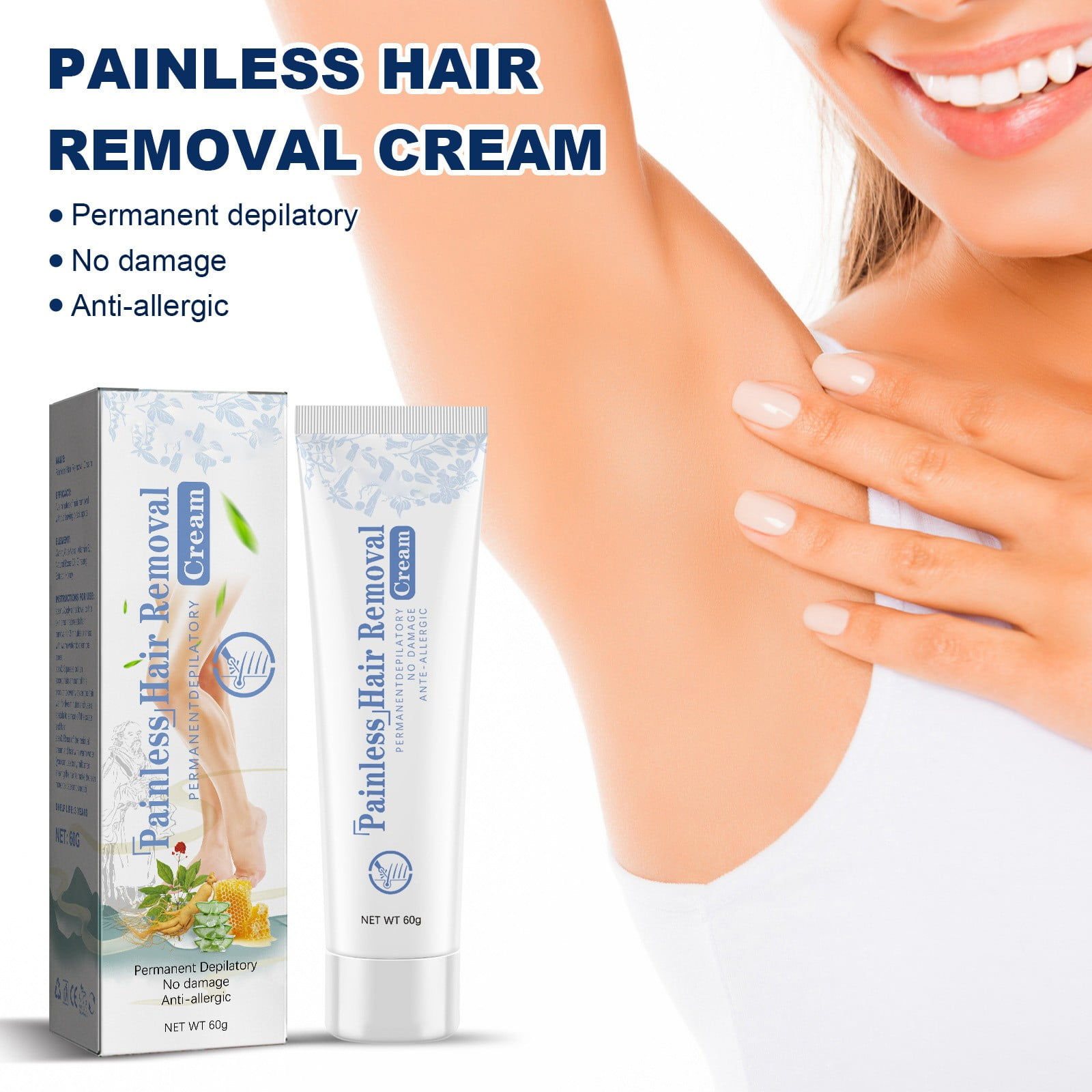 Minute Hair Removal Creams Gentle Hair Removal Body Arm Armpit Without