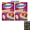 thumbnail image 1 of Minute Instant Jasmine Rice, Fragrant and Fluffy, 12 oz Box  ( Include One Tissue Pack ), 1 of 12