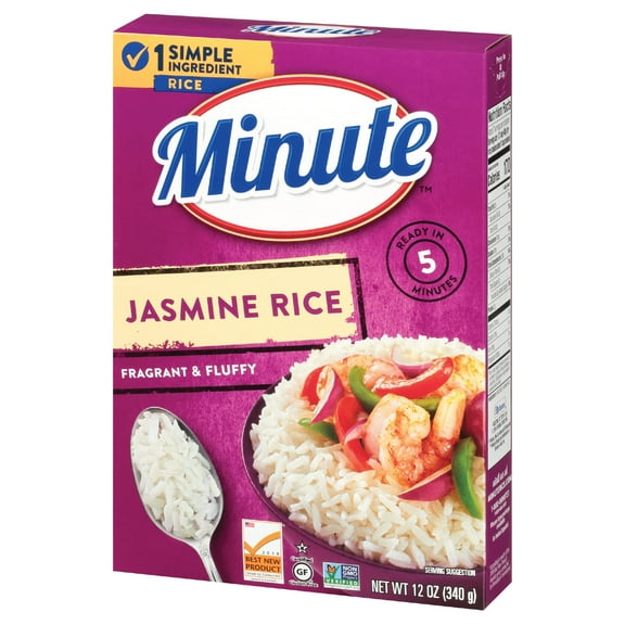 Minute Jasmine Rice 12 oz (Pack of 6)