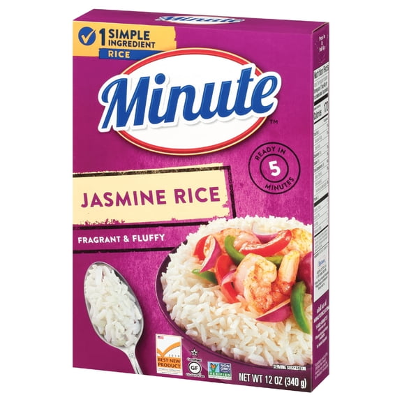 Minute Jasmine Rice 12 oz (Pack of 8)