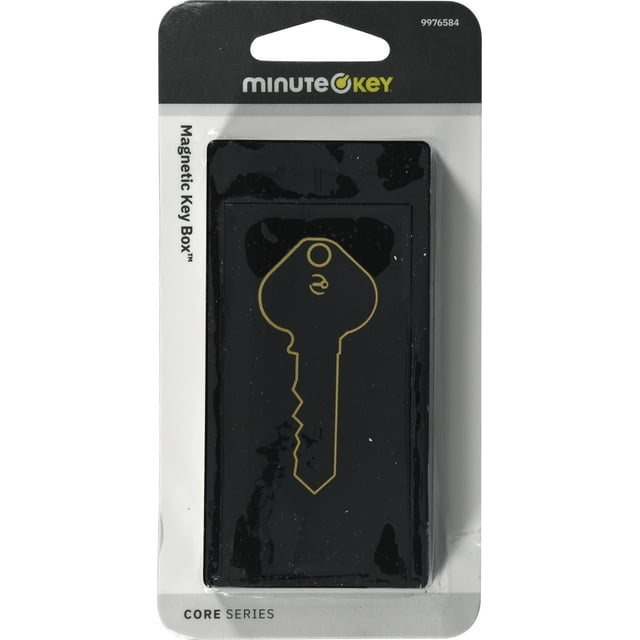Minute Key Key Hider Case, Black, Plastic