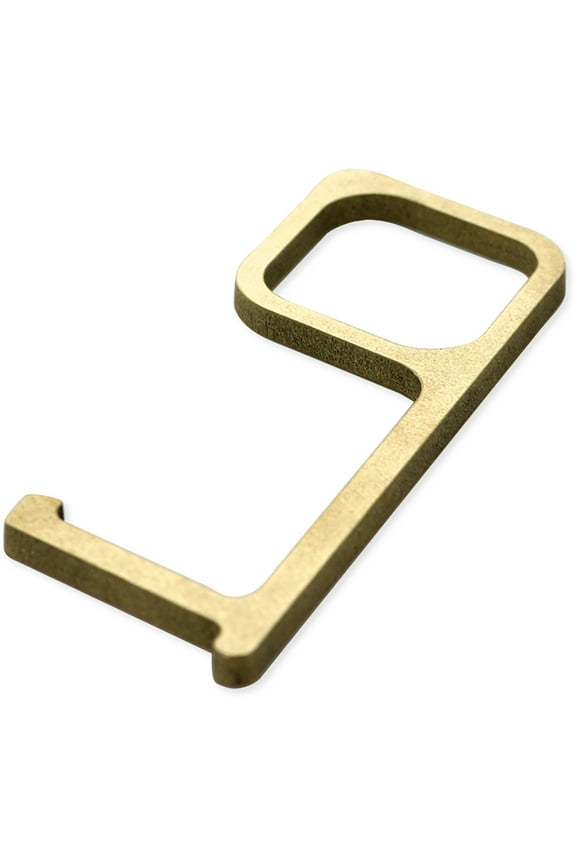 Minute-Key No Touch Tool Keychain, Gold Metal (1-Pack)