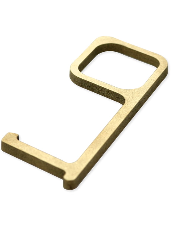 Minute-Key No Touch Tool Keychain, Gold Metal (1-Pack)