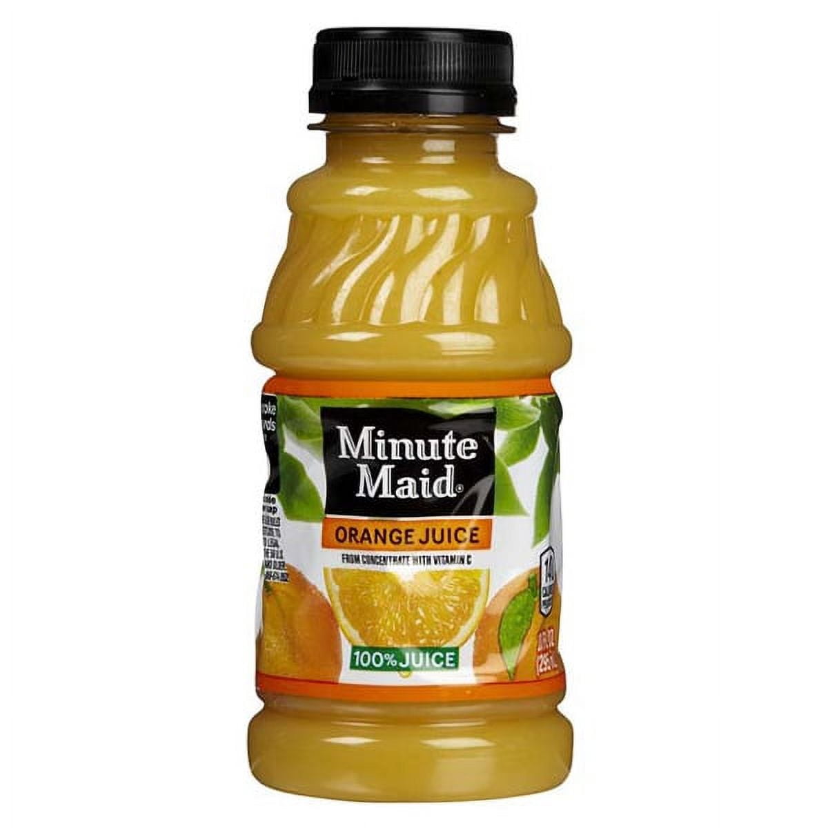 Minute Maid 100% Orange Juice 10 oz Plastic Bottles - Pack of 24