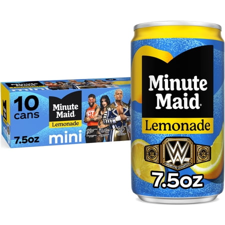 Minute Maid Lemonade Fridge Pack Cans, 7.5 fl oz, 10 Pack
