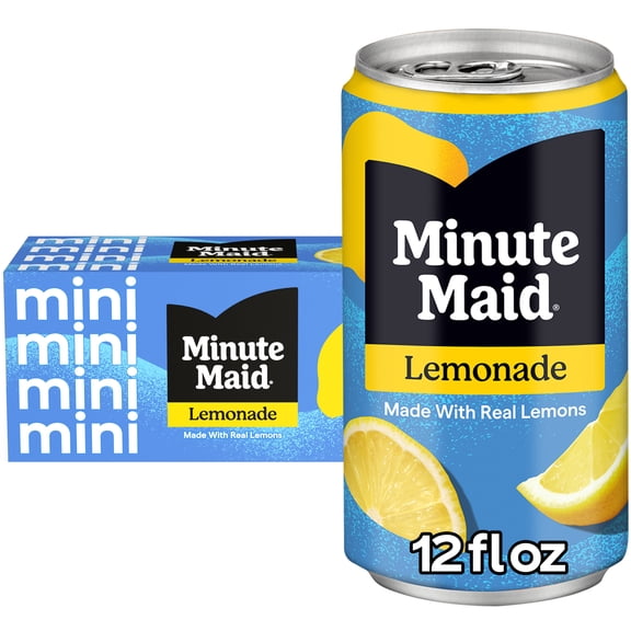 Minute Maid Lemonade Fridge Pack Cans, 7.5 fl oz, 10 Pack