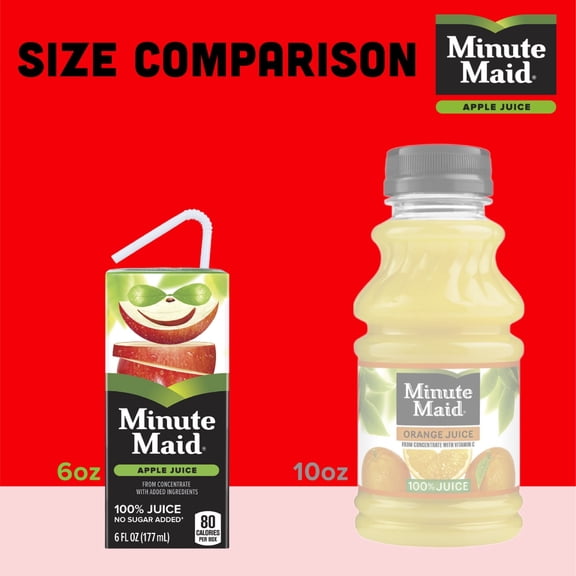 Minute Maid Apple Juice Boxes 8 CT / 6 fl oz - Pack of 1
