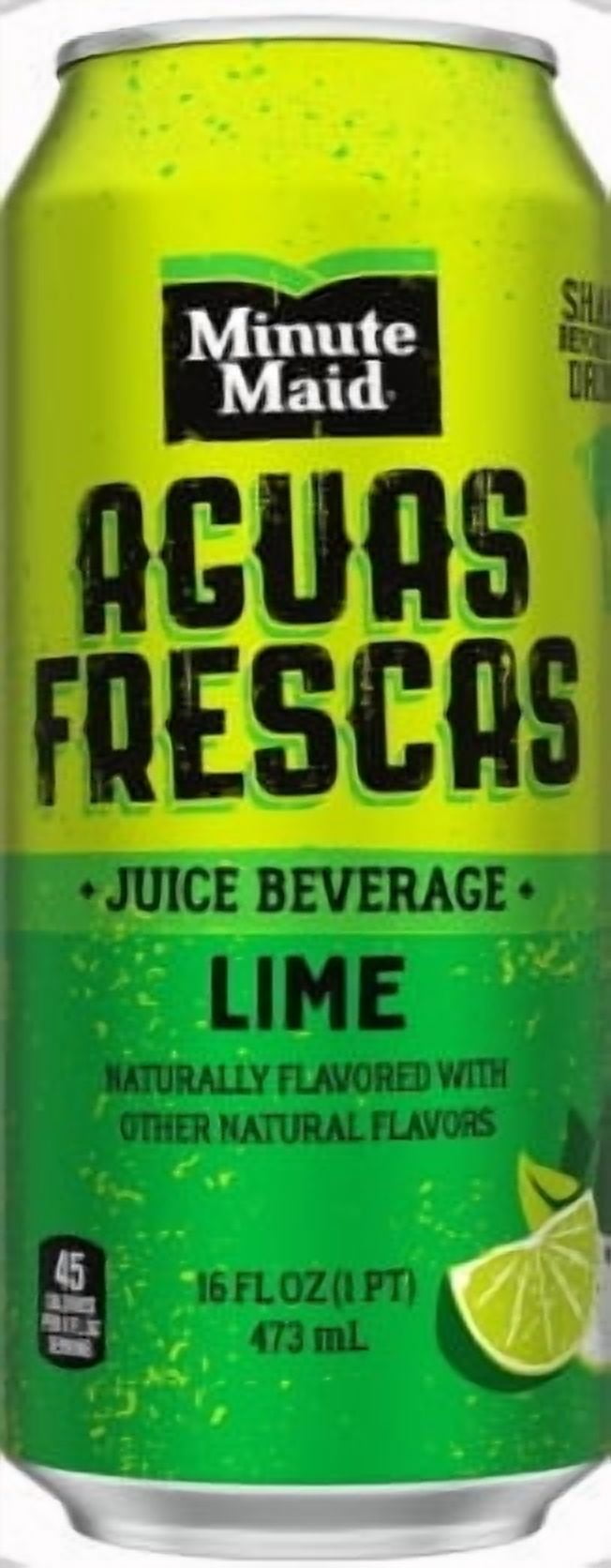 Minute Maid Aqua Fresca Lime,  16 Fl Oz (Pack of 16)