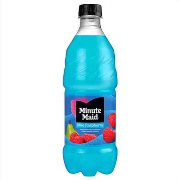 Minute Maid Blue Raspberry, 20 Oz Bottle - 24-pack
