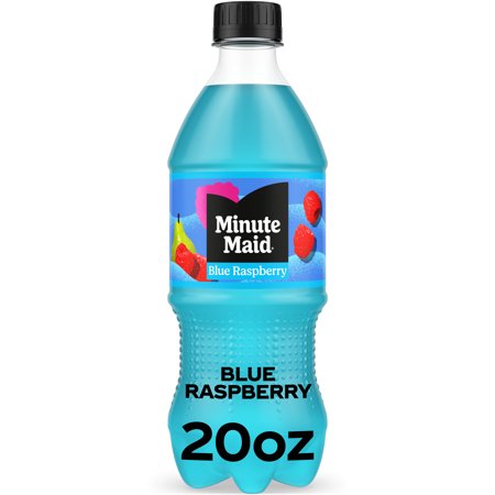 Minute Maid Blue Raspberry Juice Drink Bottle, 20 fl oz
