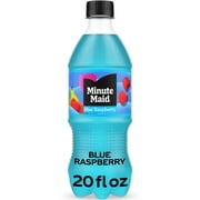 Minute Maid Blue Raspberry Juice Drink Bottle, 20 fl oz