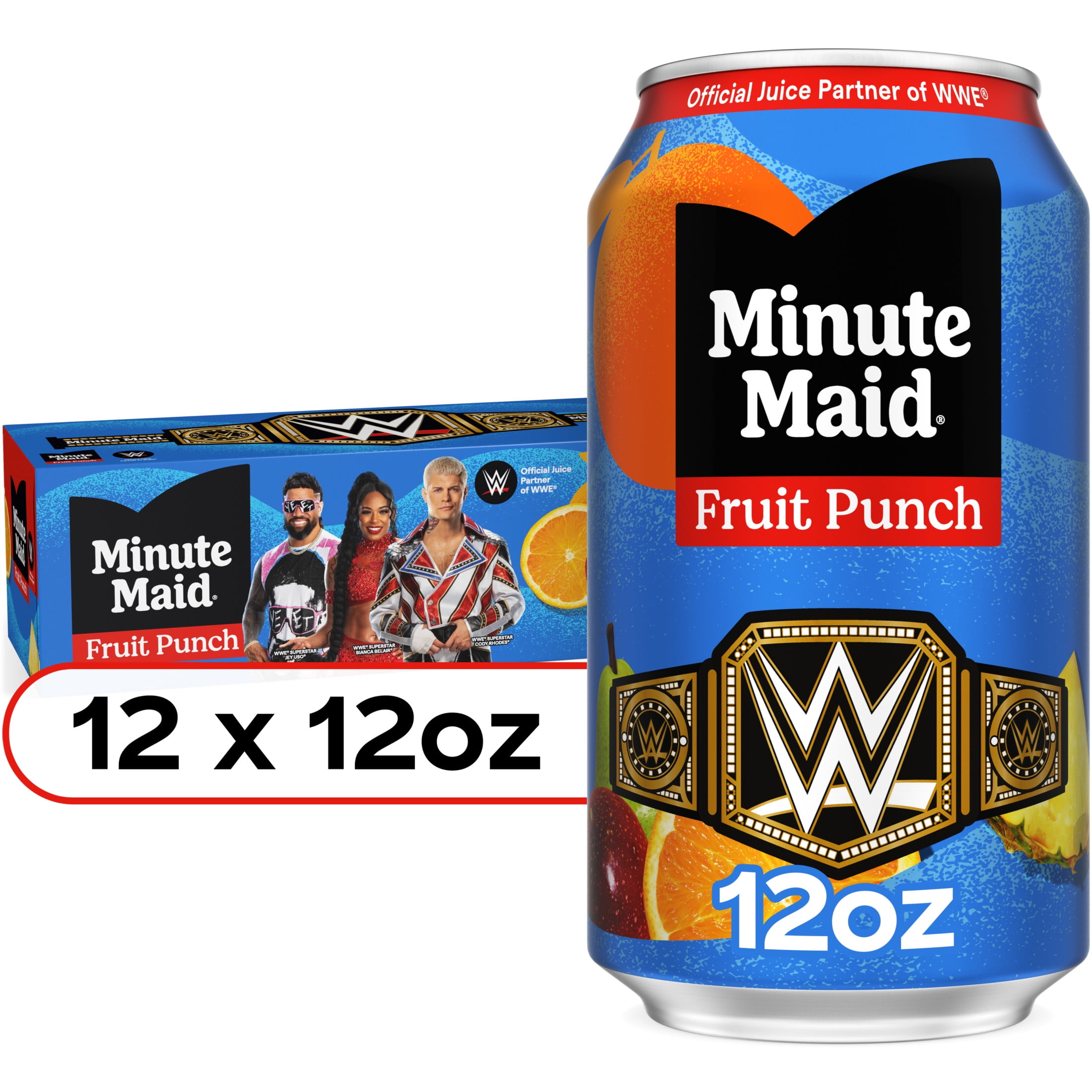 Minute Maid Fruit Punch Juice, 12 fl oz, 12 Cans
