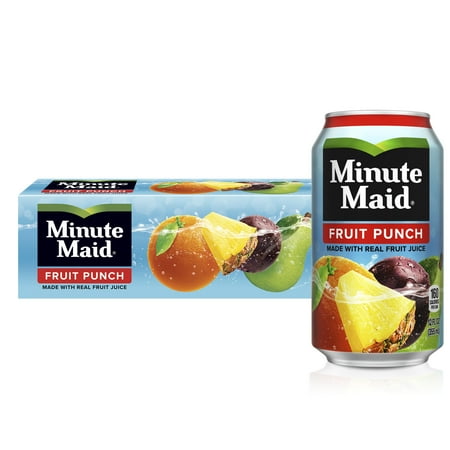 Minute Maid Fruit Punch Cans, 12 fl oz, 12 Pack
