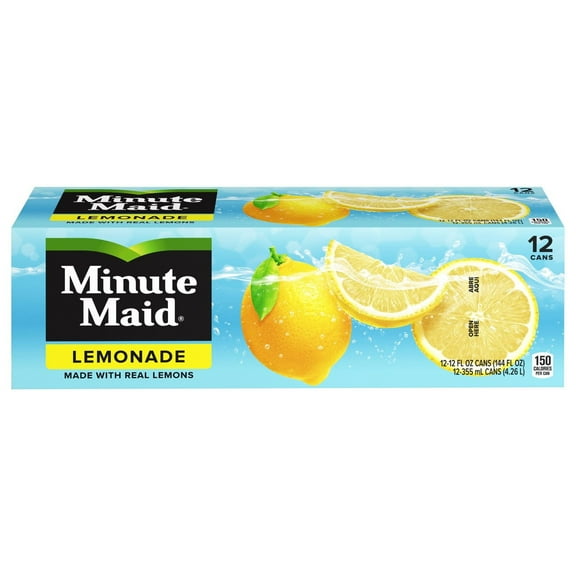 Minute Maid Lemonade 12 oz Cans - 12 pk (Packaging May Vary)