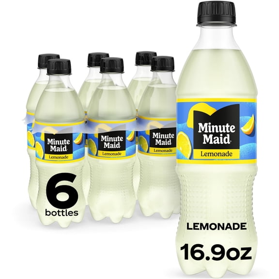 Minute Maid Lemonade Bottles, 16.9 fl oz, 6 Pack