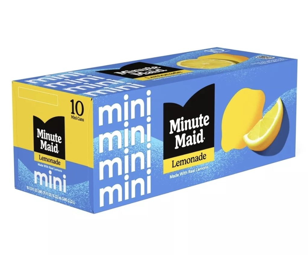 Minute Maid Lemonade Can, 7.5 Fl Oz, 30 pack