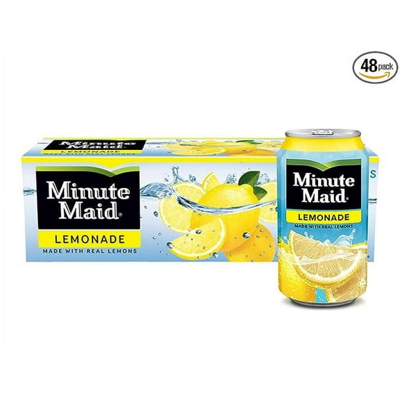 Minute Maid Lemonade Cans, 12 Ounces Bundled by Louisiana Pantry (48 Pack)
