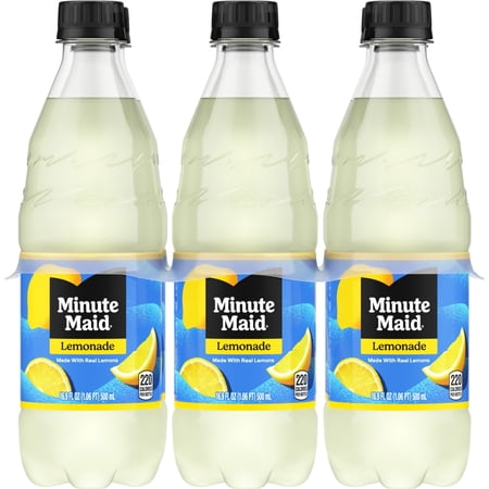 Minute Maid Lemonade Fruit Juice Drink Bottles