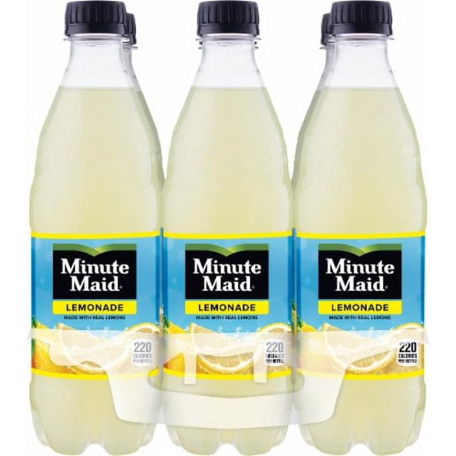 Minute Maid Lemonade Fruit Juice Drink Bottles