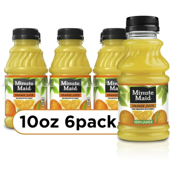 Minute Maid Orange Fruit Juice Drink, 10 fl oz, 6 Bottles