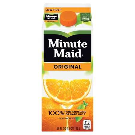 Minute Maid Orange Juice - Original Low Pulp 59 fl oz Package May Vary