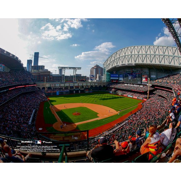 Houston Astros Unsigned Minute Maid Park Open Roof Stadium Photograph