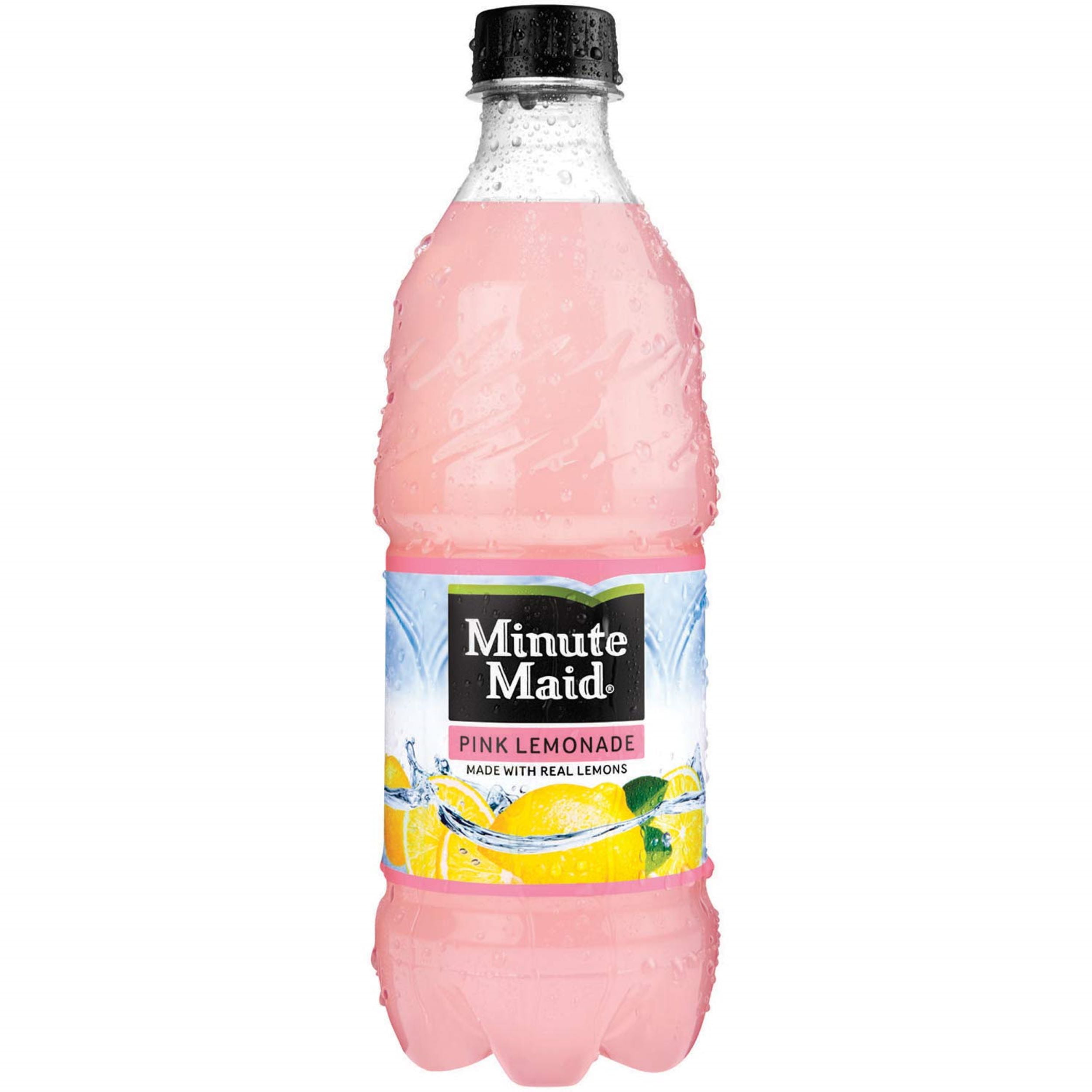 Minute Maid Pink Lemonade Juice Drink 20oz Bottles, 16 Units