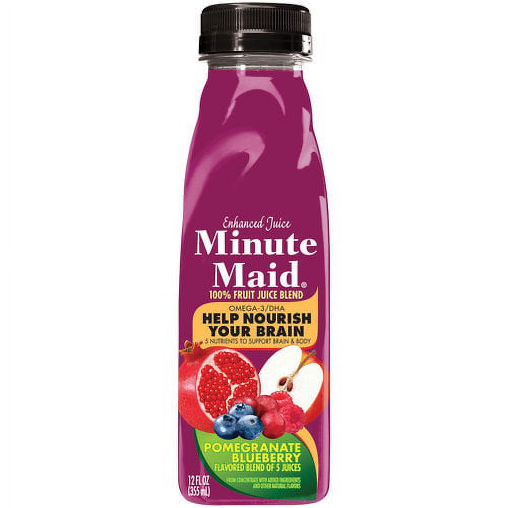 Shop Minute Maid Pomegranate Blueberry 100 Fruit Juice Blend, 12 Fl