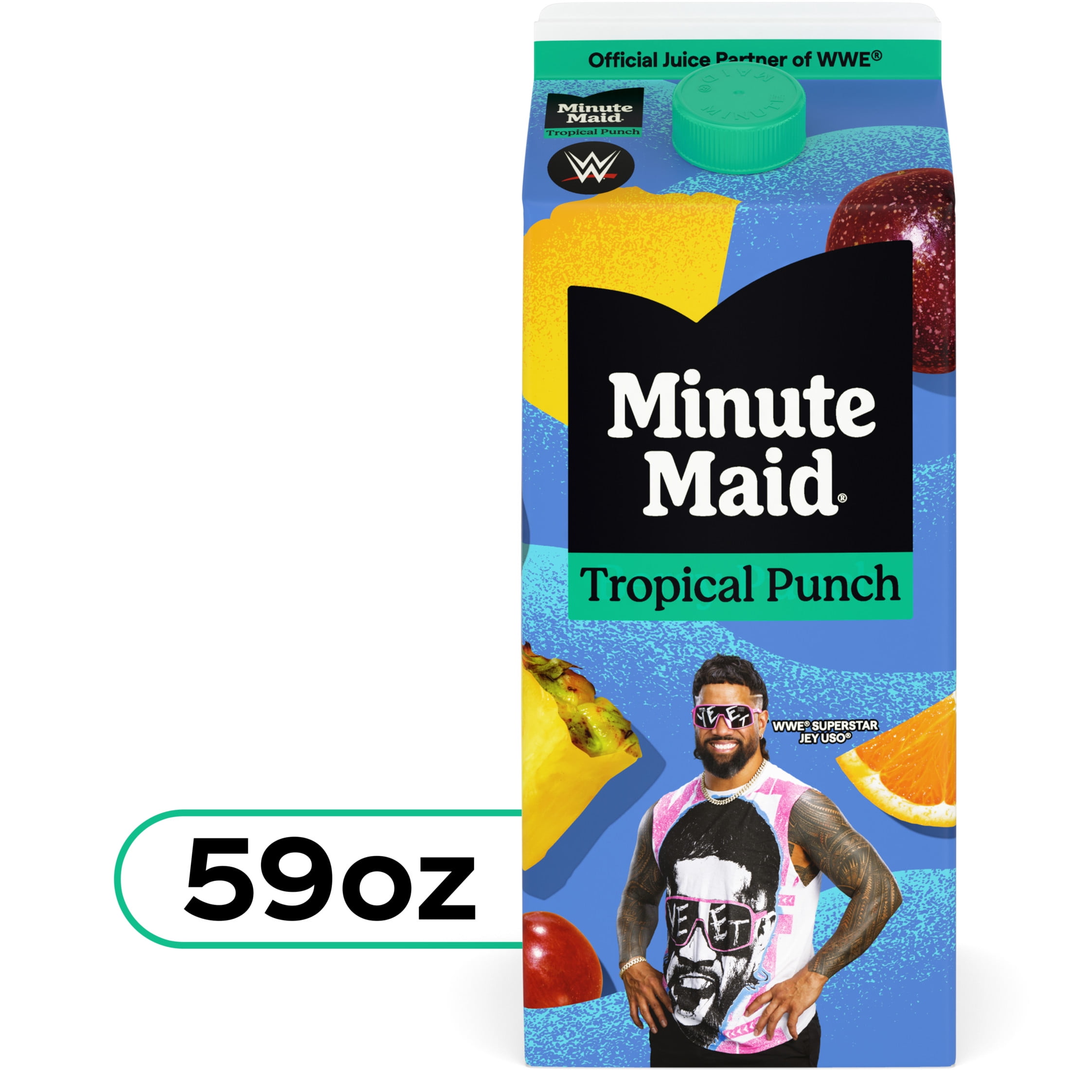 Minute Maid Tropical Fruit Punch Drink, 59 fl oz Carton