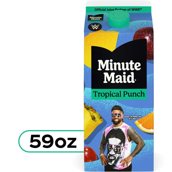 Minute Maid Tropical Fruit Punch Drink, 59 fl oz Carton