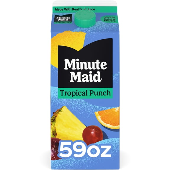 Minute Maid Tropical Punch Juice Drink Carton, 59 fl oz