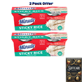 thumbnail image 1 of Minute Ready-to-Eat Restaurant-Style Sticky Rice, Microwaveable Rice Cups, 4.4 oz, 2 Count ( Include One Tissue Pack ), 1 of 6