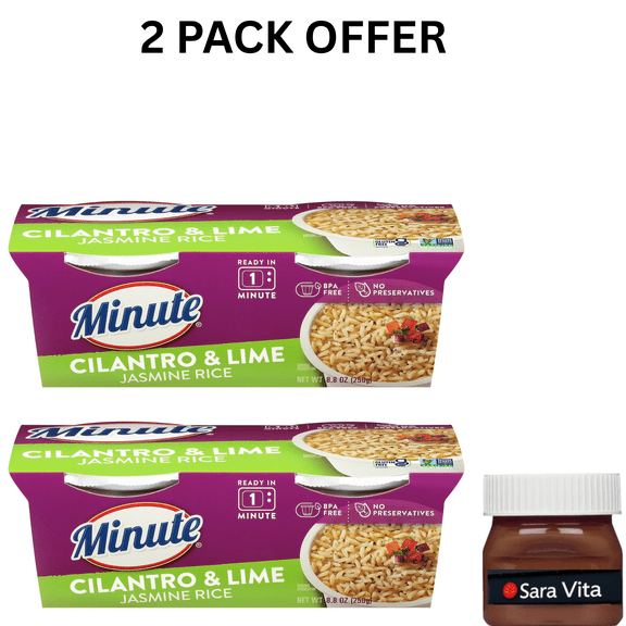 Minute Ready-to-Serve Cilantro and Lime Jasmine Rice, 8.8 oz, 2 Cups