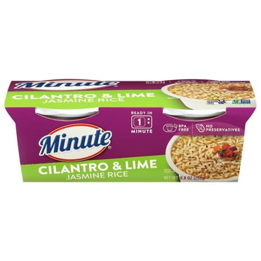 Minute Ready-to-Serve Cilantro and Lime Jasmine Rice, 8.8 oz, 2 Cups