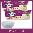 thumbnail image 1 of Minute Ready-to-Serve Jasmine Rice, Microwaveable Rice Cups, 4.4 oz, 2 Ct-2 pack-with Bowel by Mahad, 1 of 8