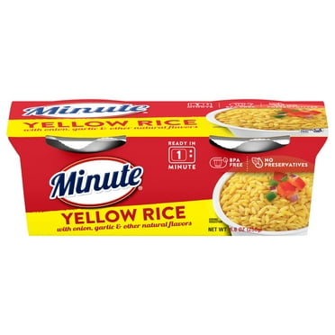 Minute Ready to Serve Yellow Rice, Naturally Flavored, 4.4 oz, 2 Cups