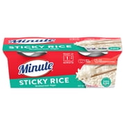 Minute Ready-to-Eat Restaurant-Style Sticky Rice, Microwaveable Rice Cups, 4.4 oz, 2 Count