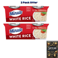 thumbnail image 1 of Minute White Rice, Microwaveable Rice , Gluten Free, 8.8 oz, 2 Count  ( Include One Tissue Pack ), 1 of 11