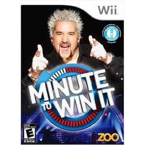 Restored Minute to Win It by Zoo Games for Nintendo Wii, Physical, Board Game