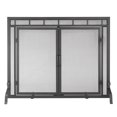 thumbnail image 1 of Minuteman 3576971 39 x 31 in. Mission Style Screen Wrought Iron With Doors, Black, 1 of 1
