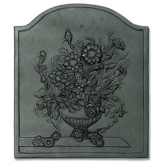Minuteman CFB-06 Bouquet Fireback - Cast Iron - Black
