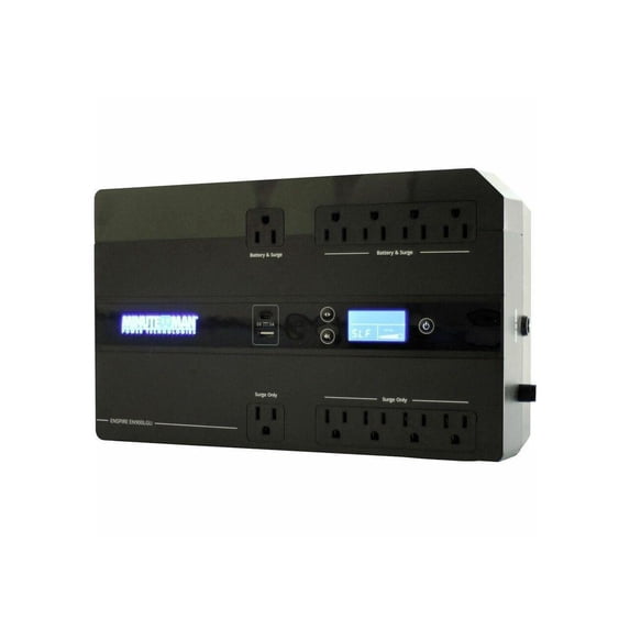 Minuteman Enspire-G EN900LGU 900VA Compact/Desktop/Floor/Wall Mountable UPS - Compact/Desktop/Floor/Wall Mountable - 3 Minute Stand-by - 120 V AC Input - 120 V AC Output - Stepped Sine Wave - USB -...
