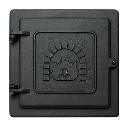 Minuteman International 10.5 Inch CDR-08 Cast Iron Clean Out Door, Black