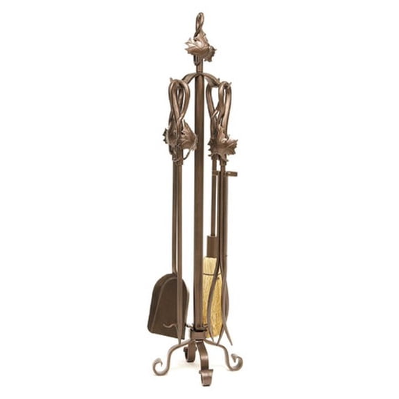 5 Piece Maple Leaf Tool Set - Finish: Roman Bronze Powder Coated - WR-06Z