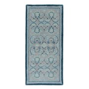 Minuteman International 44 L Rectangle Multicolored Wool Indoor Hearth Rug w/Turkish Tabriz Pattern - 36