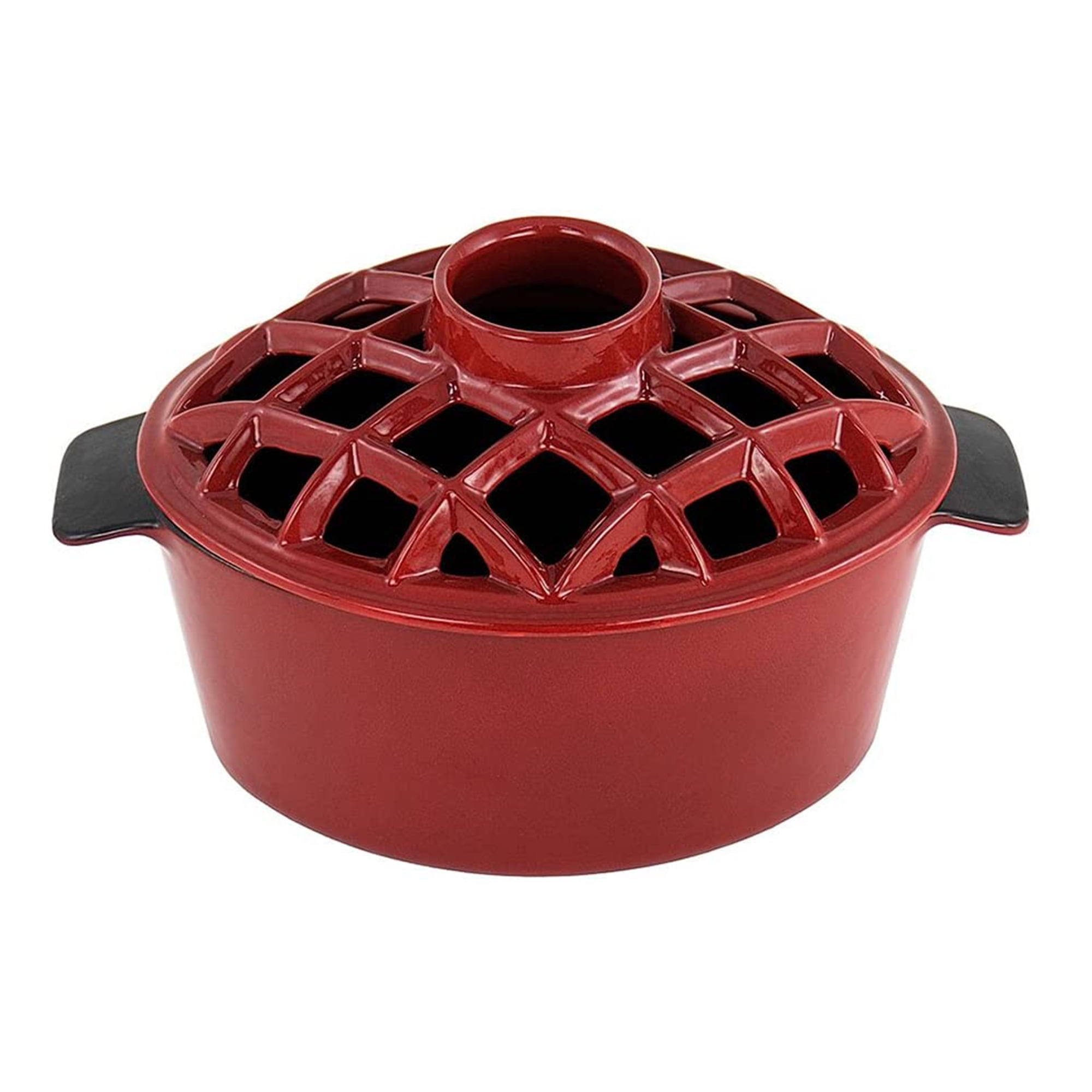 UNITED STATES STOVE COMPANY 1 Qt. Red Lattice Steamer for Stoves