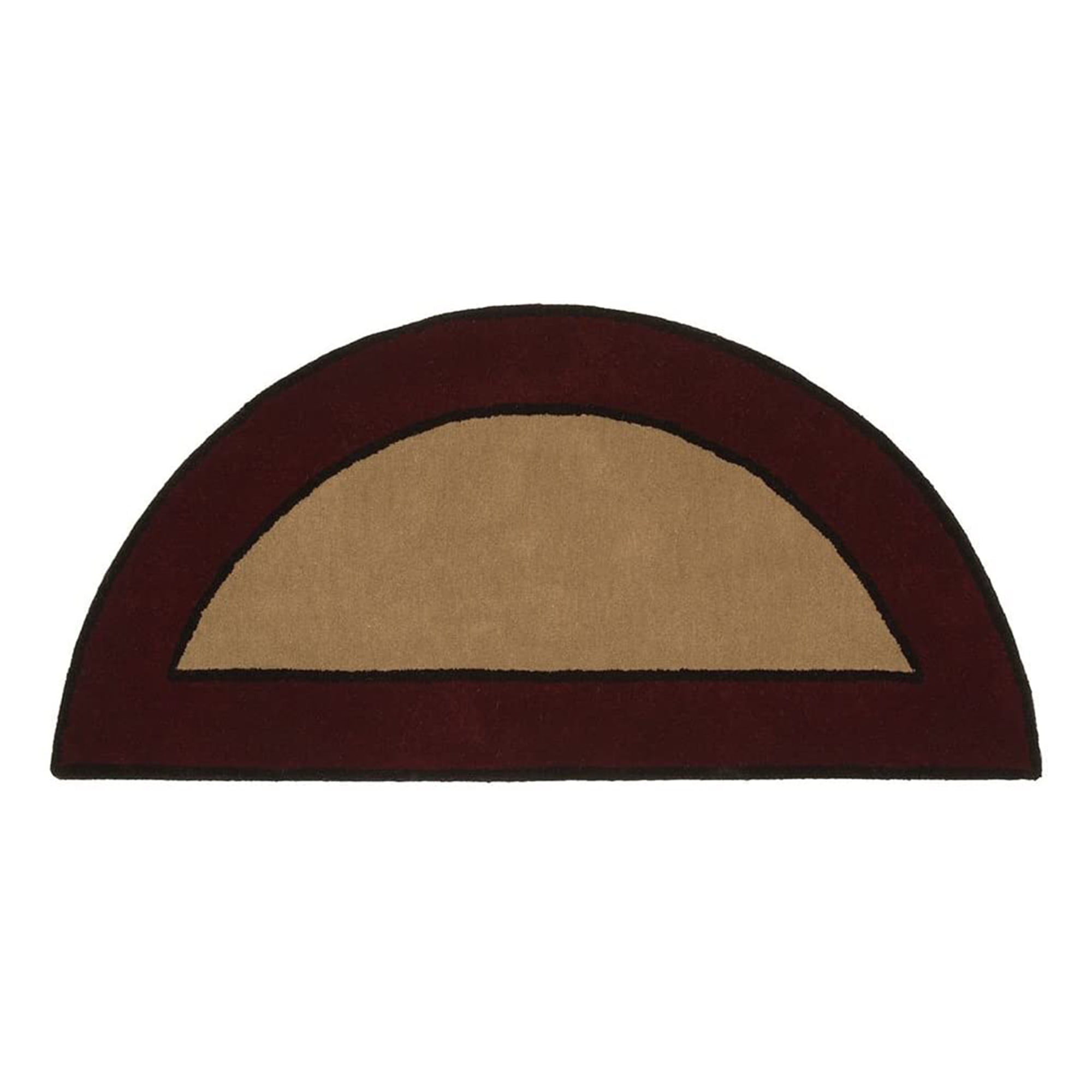 Minuteman International Half Round Contemporary Fireplace Hearth Rug